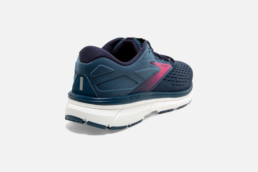 Dyad 11 Road Brooks Running Shoes NZ Womens - Navy/Pink - KUFHIM-803